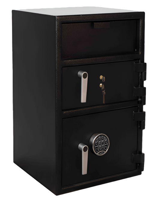 Keyed Double Door Front Load Depository Safe  | 30"x20"x20"